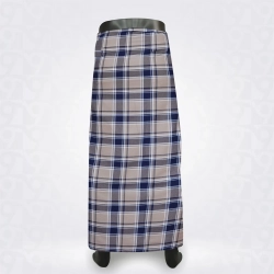 Denim Lungi-Cement Navy Blue Cotton